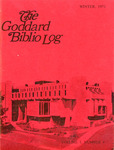 The Goddard Biblio Log, Winter 1971