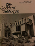 The Goddard Biblio Log, Autumn 1972