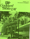The Goddard Biblio Log, Spring 1973