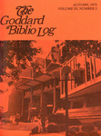 The Goddard Biblio Log, Autumn 1973