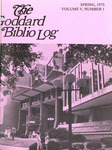 The Goddard Biblio Log, Spring 1975