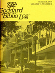 The Goddard Biblio Log, Summer 1975