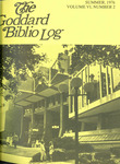 The Goddard Biblio Log, Summer 1976
