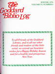 The Goddard Biblio Log, Winter 1976