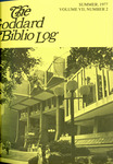 The Goddard Biblio Log, Summer 1977