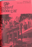 The Goddard Biblio Log, Winter 1977