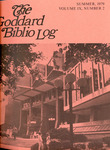 The Goddard Biblio Log, Summer 1979