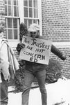 Students picket during Black Student Union sit-in [2], February 20, 1969 by Clark University and Michael J. Novia