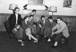 Chem Club members playing chess, circa 1940s-1950s by Clark University