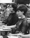 Students paying attention in class [2], circa 1960s by Clark University