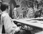 Candid classroom shot, circa 1970s by Clark University