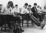 Students paying attention in class [5], circa 1960s by Clark University