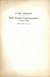Commencement Program [Spring 1907]