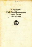Commencement Program [Spring 1910]