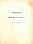 Commencement Program [Spring 1925]
