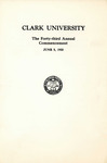 Commencement Program [Spring 1933]