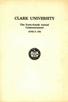 Commencement Program [Spring 1934]