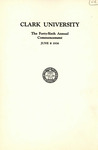 Commencement Program [Spring 1936]