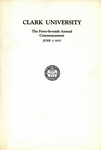Commencement Program [Spring 1937]