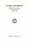Commencement Program [Spring 1941]