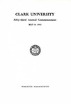 Commencement Program [Spring 1943]