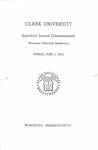 Commencement Program [Spring 1953]