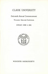 Commencement Program [Spring 1956]