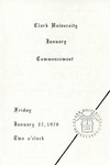 Commencement Program [Winter 1978]