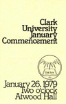 Commencement Program [Winter 1979] by Clark University