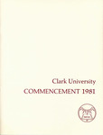 Commencement Program [Spring 1981] by Clark University
