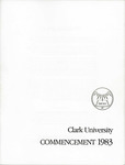 Commencement Program [Spring 1983] by Clark University