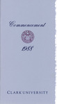 Commencement Program [Spring 1988] by Clark University