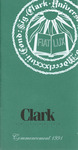 Commencement Program [Spring 1991] by Clark University