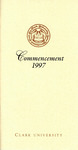 Commencement Program [Spring 1997] by Clark University