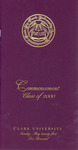 Commencement Program [Spring 2000] by Clark University