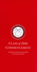Commencement Program [Spring 2016]
