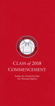 Commencement Program [Spring 2018] by Clark University