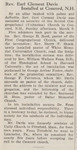 "Rev. Earl Clement Davis Installed at Concord, NH" by The Christian Register