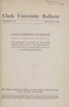 Clark University Academic Catalog [1935-1936]