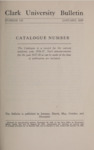 Clark University Academic Catalog [1936-1937]