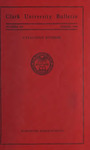 Clark University Academic Catalog [1949-1950]