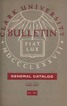 Clark University Academic Catalog [1960-1961]