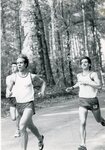 Members from the Men’s Cross Country team running [2], Circa 1970s,1980s by Clark University