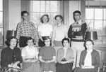 French Club group photo [2], circa 1940s-1950s by Clark University