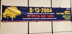 Banner at annual Gatumba Massacre remembrance, Dallas-Fort Worth, Texas, 2021 by Christopher P. Davey