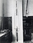 [012] Completed rocket, with combustion chamber and nozzle at top, August 1925 by Esther C. Goddard
