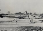 [020] Testing frame and wind break at Ward Farm, Auburn, Mass., March 1926 by Esther C. Goddard