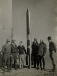 [082] Rocket and crew, April 19 1932 by Esther C. Goddard