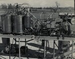 [315] Front end of setup for variable thrust pump test, March 9 1942 by Esther C. Goddard