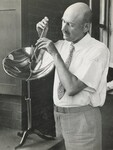 [353] At the Clark University laboratories with a sun-motor apparatus, circa 1934 by Esther C. Goddard